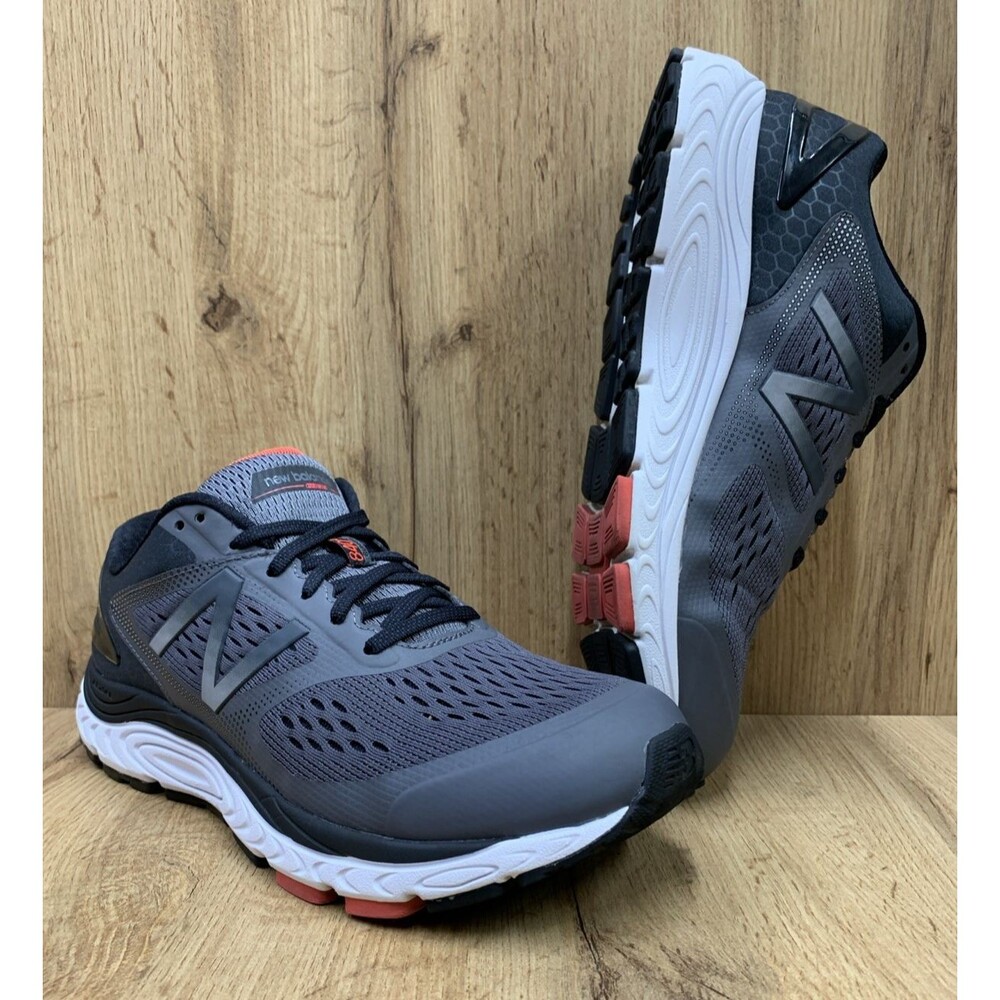 New Balance 840v4 Mens Running Shoes Grey Black M840GR4 Size 10 4E Wide